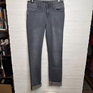 DL1961 Women's Coco Curvy Straight Leg Jeans Gray 25 Capsule Quiet Luxury